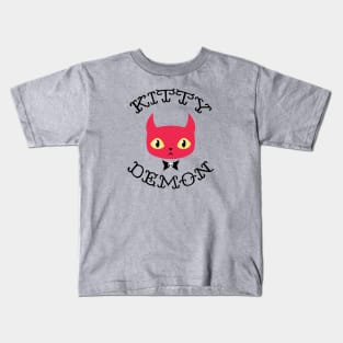 Kitty demon Kids T-Shirt